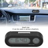 Reloj para automóvil, Mini para automóvil con retroiluminación y Reloj
