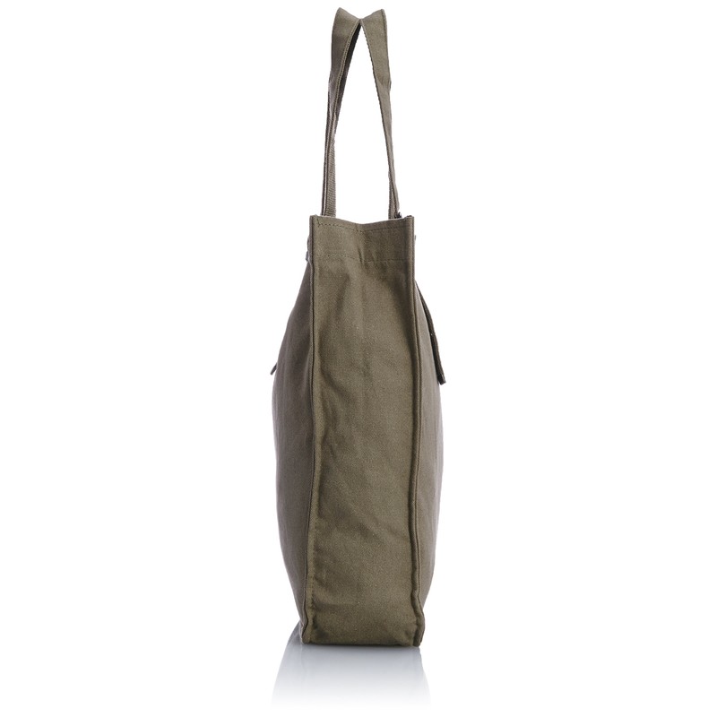 AOT Casual Vertical Tote Bag (B4 Compatible), Khaki
