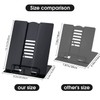 MSDADA Large Desk Book Stand Metal Reading Rest Book Holder
