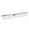 Rekord Aluminium Rake Lightweight with 16 Prongs Width 62 cm