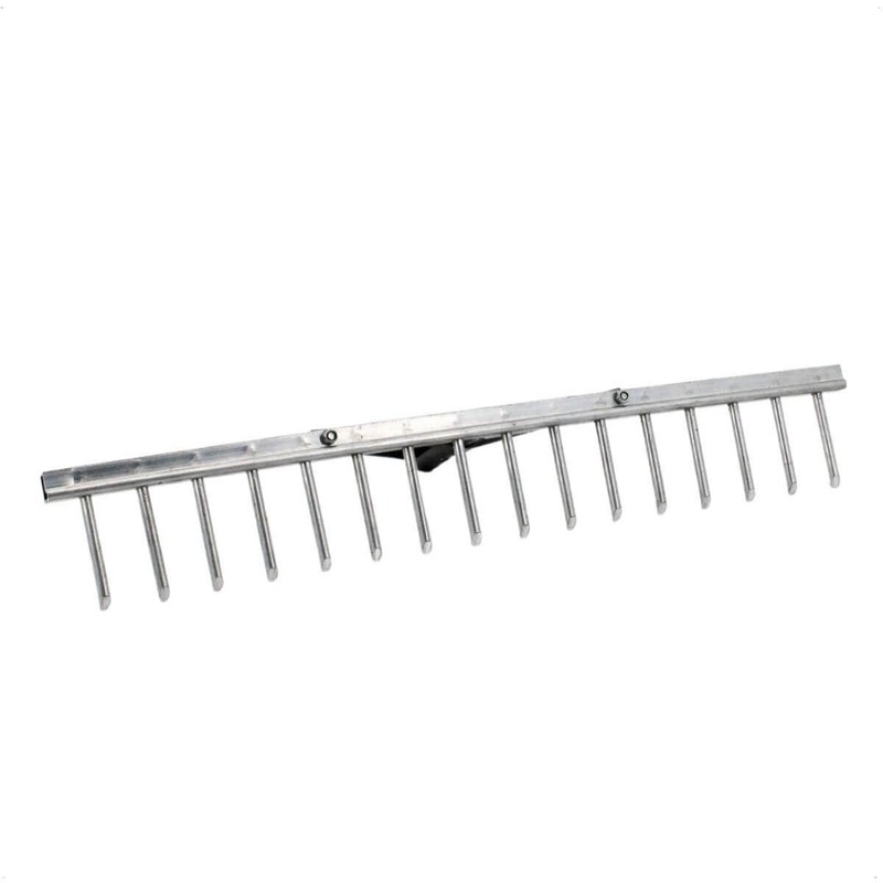 Rekord Aluminium Rake Lightweight with 16 Prongs Width 62 cm