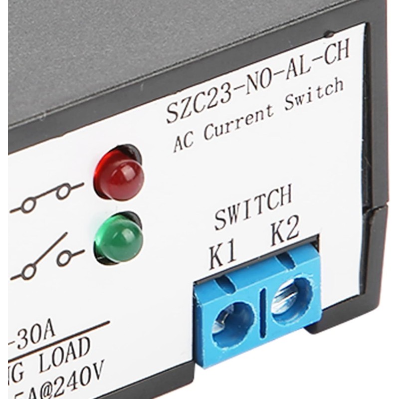 WQAPVHBG Current Sensing Relay Switch, ± 1% Accuracy Normally Open