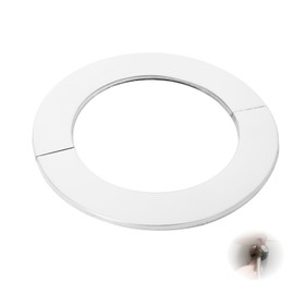 Fledart Rosette Stove Pipe 110 mm Stainless Steel, Chimney Rosette 110 mm, Fireplace Rosette Diameter 114 x 156 x 5 mm, Heat Resistant for Boilers (110 mm, 1 Piece)