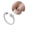 Tokohana Women's Ring, Cat and Dog Paw Design, Stackable Korean