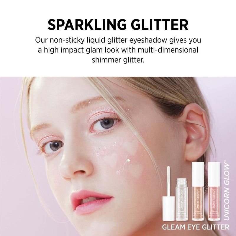 UNICORN GLOW Gleam Eye Glitter 03 Ring, 0.14 oz. /