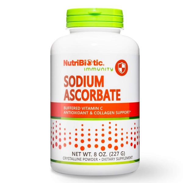 NutriBiotic NutriBiotic - Sodium Ascorbate Buffered Vitamin C Powder, 8