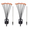 2Set Solar Bee Garden Lights IP65 Waterproof 8 LED Decorative