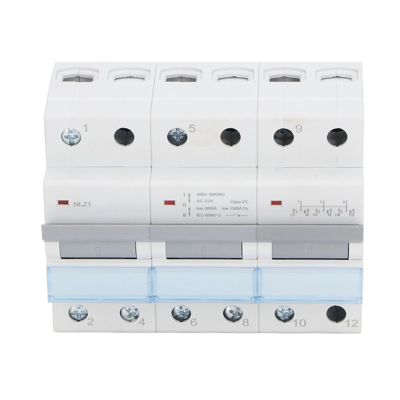 400VAC Dual Power Manual Transfer Switch 35mm DIN Rail Mount