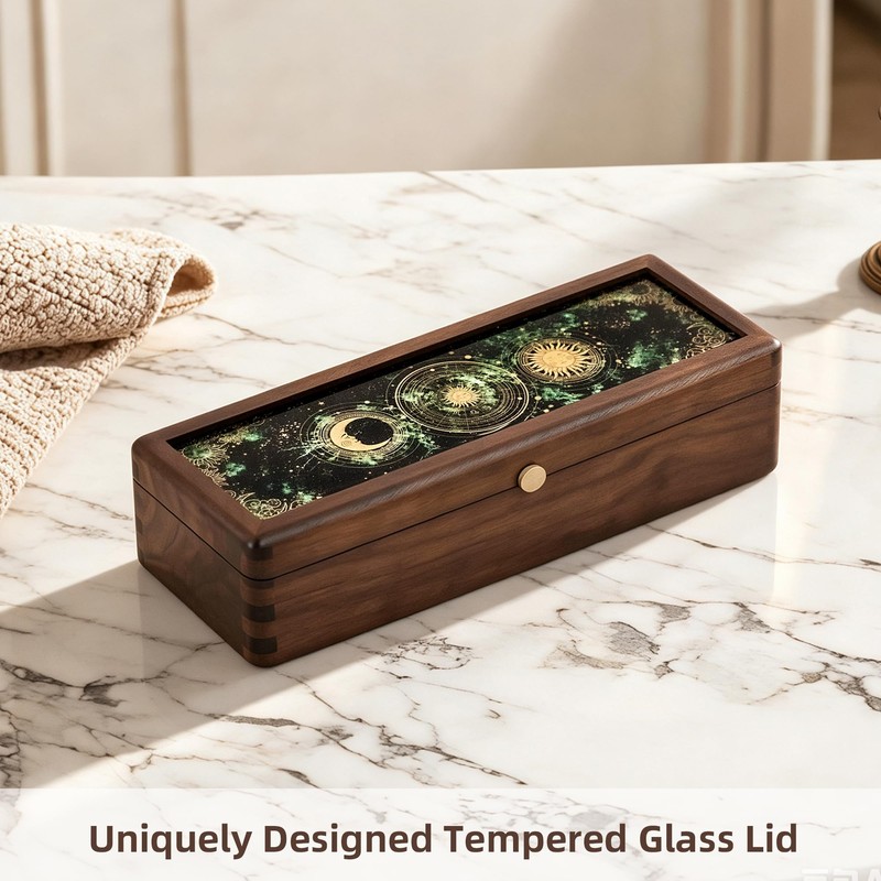Solid Wood Jewelry Organizer Box,Decorative Box,Small Wooden Box