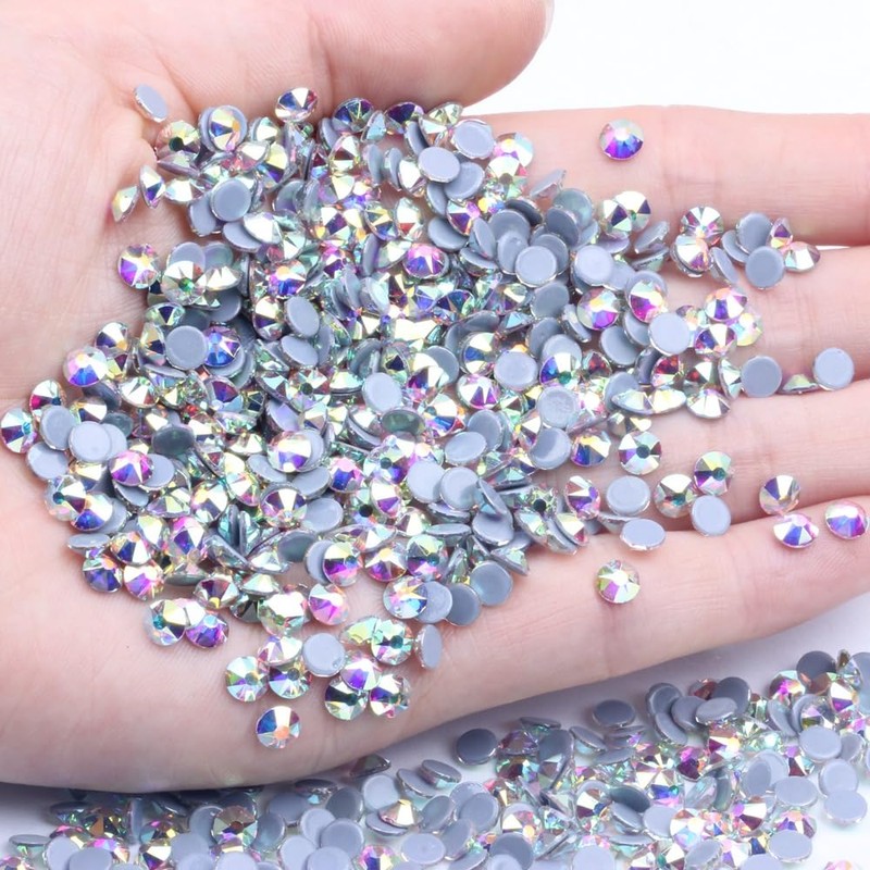 Jollin 1440pcs Hotfix Rhinestones Flatback Crystal Rhinestones for Crafts Crafting