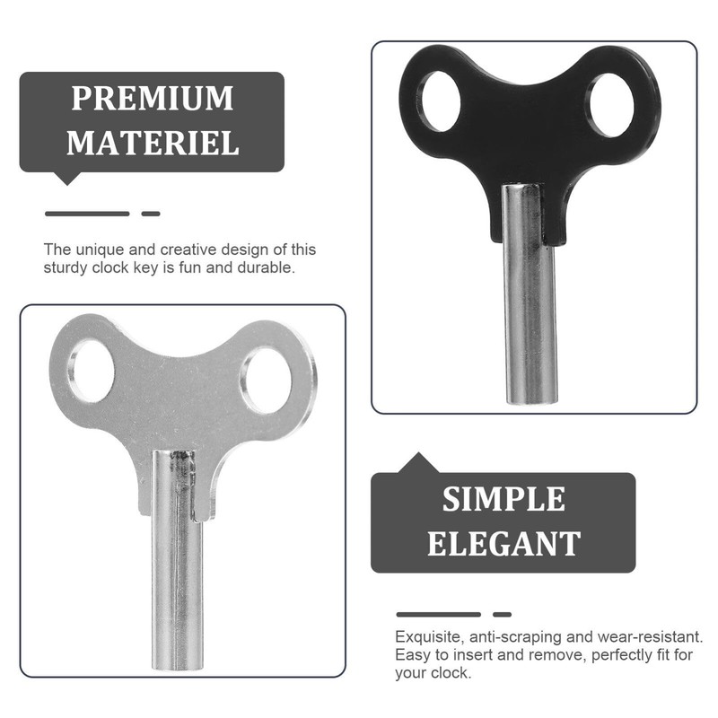 IMIKEYA 2pcs Antique Clock Keys for Winding Clock Key Antique