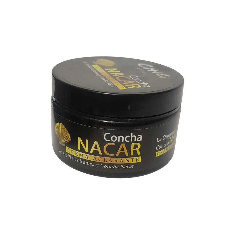 Crema Aclarante Con Arcilla Volcánica Y Concha Nácar