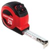 CRAFTSMAN 25-Ft Tape Measure with Fraction Markings, Retractable, Self-Locking Blade