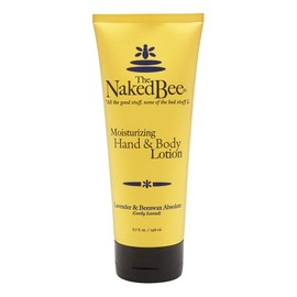 The Naked Bee Moisturizing Hand & Body Lotion with Lavender & Beeswax Absolute, 6.7 Ounce