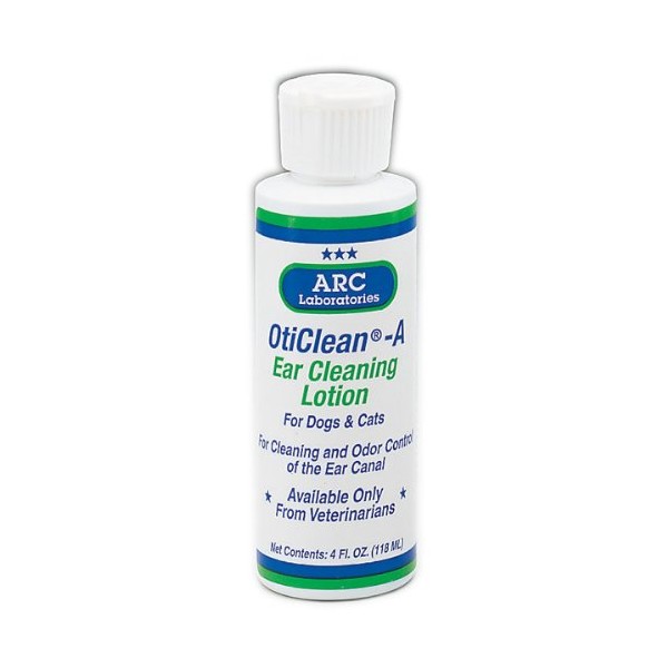 ARC Laboratories OtiClean-A Pet Ear Cleaning Lotion, 4-Ounce