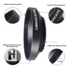 62mm Universal Metal Lens Hood,Wide Angle Lens Hood Compatible All