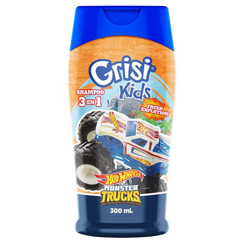Grisi Kids Shampoo 3 En 1 T.Color Hotwheels 300ML