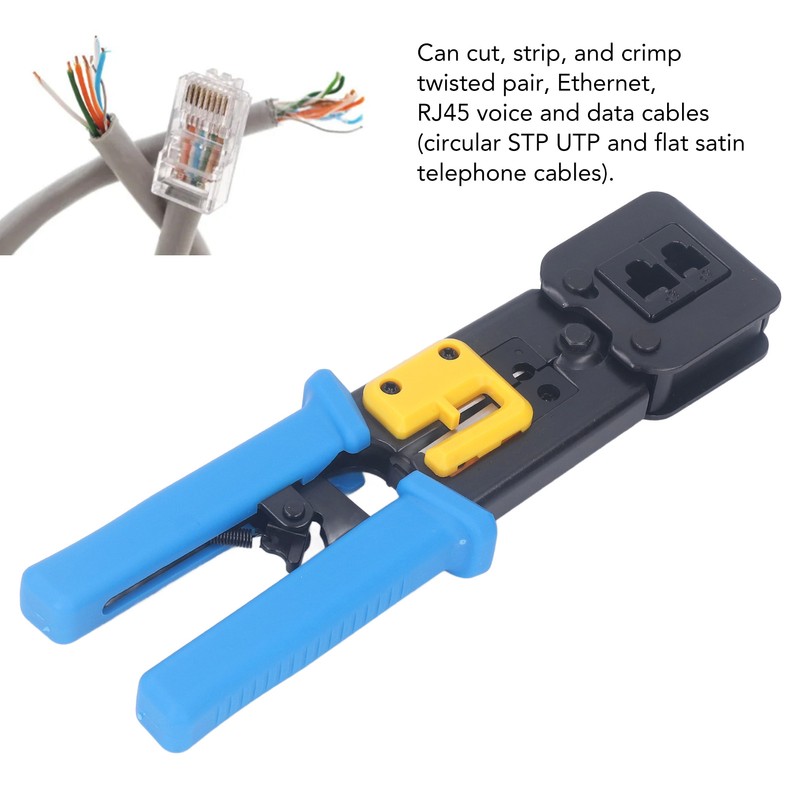 RJ11 RJ45 Crimping Tool Kit 6P 8P Ethernet Crimper with