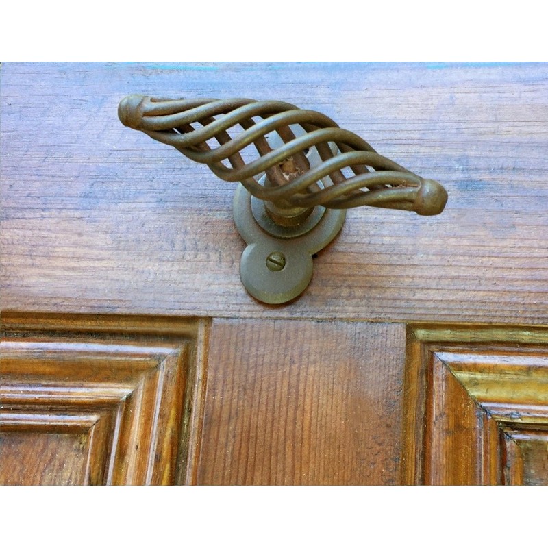 Antikas - Window Fittings Antique Handle Wrought Iron Twisted Cross