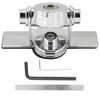 RB-400 Silver Car Antennas Bracket Mount Clip Holder With 4