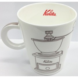 カリタ Kalita コーヒー マグカップ ミル 280ml グレイ #73113