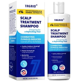 TAGRID Scalp Support Shampoo - 1% Ketoconazole Formula for Everyday Use, 8.4oz