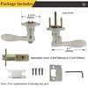 Probrico (4 Pack) Wave Style Keyed Alike Entry Levers, Keyed