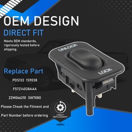 YzusGomumu SW7080 Front Driver Side Power Door Lock/Unlock Switch Compatible with 1995-2006 Ford Ranger Replaces PDS133 1S9038 F57Z14028AAA ZZM066210