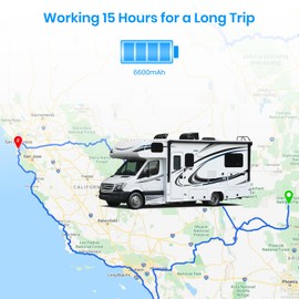 AUTO-VOX 1080P Wireless RV Backup Camera: 1S Magnetic Mounting, IR Night Vision, Compatible with Solar 4B Monitors, IP69 Weatherproof Rear View Camera for Car,Truck,Trailer-(Single Cam)