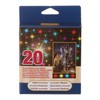Super Bright Multi Color Flashing Light String, Count/20, B/O (4.5V)