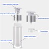 Bamboopack 2Pcs 50ml/1.7oz Empty Airless Pump Bottle Travel Pump Dispenser