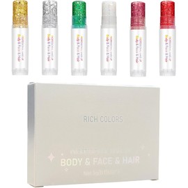 Barra De Purpurina Para El Cuerpo Gel Reluciente De Colores Maquillaje Con Purpurina Para Festivales, Conciertos, , Carnavales, Eventos Musicales, Navidad, Temas De