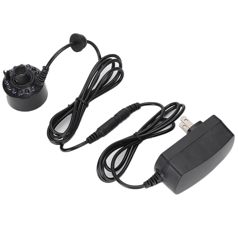 Plastic Aquarium Reptile Pet Mist Maker LED Colorful Lighting Sprayer