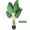 GarveeHome 48 inchs Artificial Tree Bird of Paradise Artificial Plant