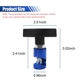 UHANBUT Car Hood Prop Struts Clamp, Anti-Slip Vehicle Trunk Lift Support Retaining Clip, Automotive Tailgate Hatch Stay Holder Piston Stop Tool, Auto Liftgate Stopper Strut Shock Holder (Blue, 1PC)