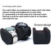 AUKURA watch travel roll case, hard men's watch holder for