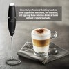 Zulay Milk Frother Complete Set Coffee Gift, Handheld Foam Maker