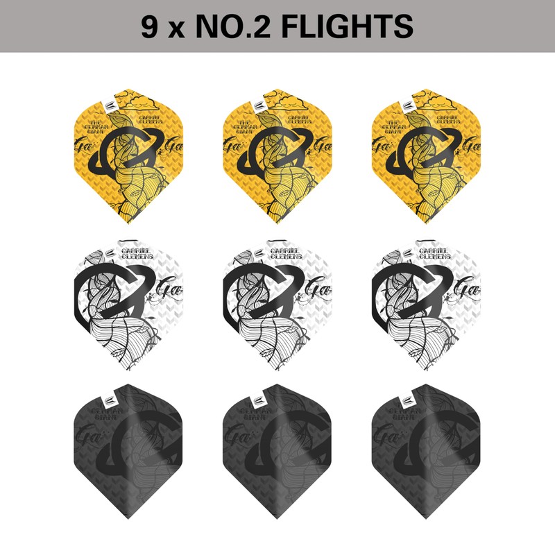 Target Gabriel Clemens Ink Design No.2 Dart Flights - 3