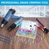 TICONN 160Pcs Heat Shrink Wire Connectors, Waterproof Automotive Marine Electrical