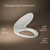 KOHLER CACHET® Nightlight Soft Close Toilet Seat Elongated, ReadyLatch®, Grip-Tight