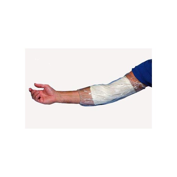 PICC LINE Dressing Covers - 7 Pack - Small - Elbow/Knee - Disposable Waterproof Wound Protection Sleeve - Fits Elbow/Knee 9-16" - Tattoo Supply