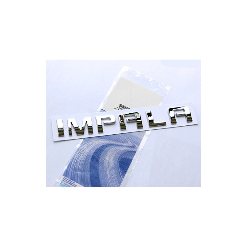 1x OEM Chrome Impala Nameplate Letters Emblem Badge Glossy 3D
