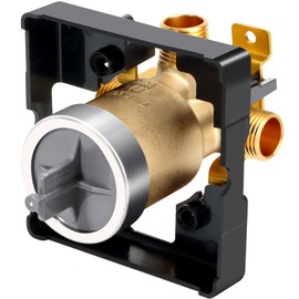 R10000-UNBXHF Universal Shower Valve Body Replacement for Delta Faucet Trim Kits, R10000-UNBXHF Multifunction Rough in Valve Fits Single/Dual Function Delta Tub Shower Systems