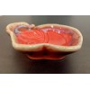 Unbranded Coral-Hued Ceramic Dish in Shape of an Elephant