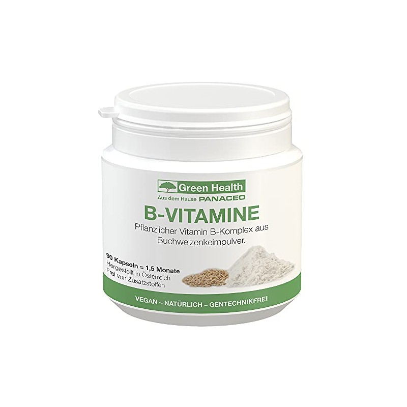 B Vitamins Capsules Pack of 90 as High-Quality Vitamin B