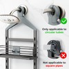 ODesign 4 Tier Height-Adjustable Shower Caddy Hanging Anti-Swing-Over The Shower