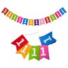 1st Birthday Garland: Colourful Garland for First Birthday - 12