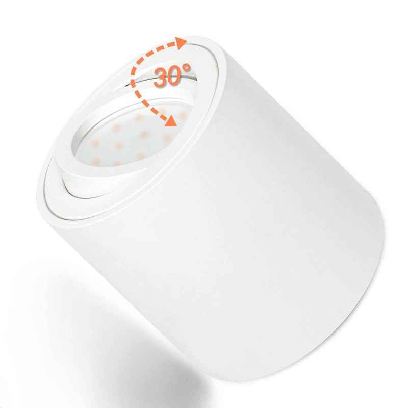 KYOTECH LED Surface-Mounted Ceiling Light Flat Swivelling 230 V Surface