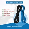 2 Pieces Archery D Loop Rope 10 Feet Archery Bowstring