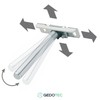 Gedotec Shelf Bracket Adjustable | Pack of 2 Shelf Brackets